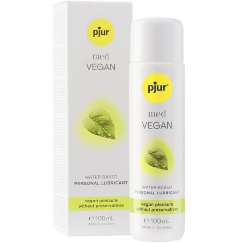 Lubricante PJUR Vegan Glide 100 ml | Base acuosa sin conservantes