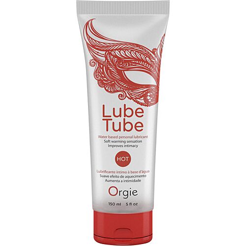 Lubricante a base de agua Orgie Lube Tube Hot con efecto calor
