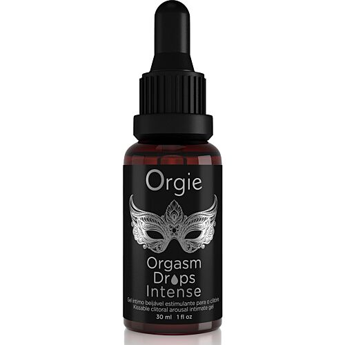 Gel íntimo Orgie Orgasm Drops Intense con sabor a manzana