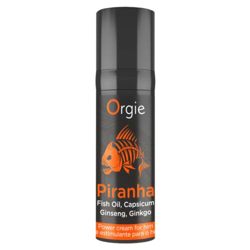 Crema Estimulante Orgie Piranha 15 ML con Sensación de Calor