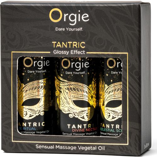 Aceites de masaje Orgie Tantric Sensual 3x30ml | Aromas intensos