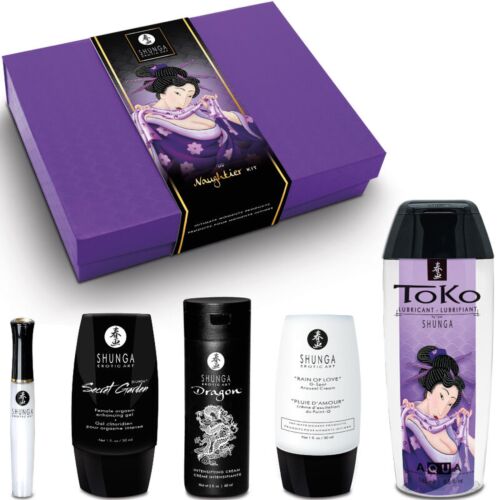 Kit de cosmética íntima SHUNGA NAUGHTIER para parejas