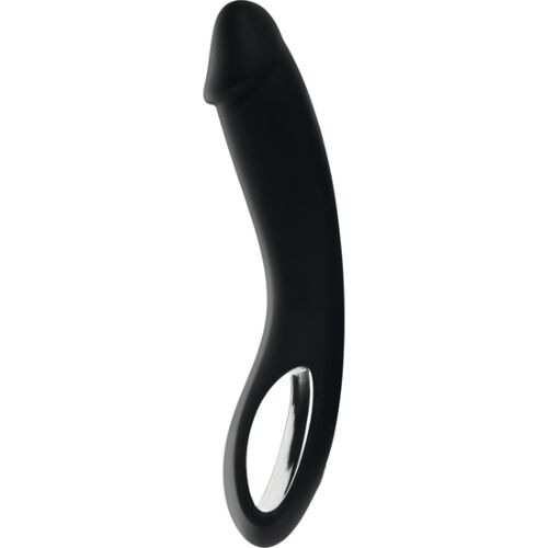 MYSTIM CHARGING CHESTER E-STIM DILDO, SEXY BLACK