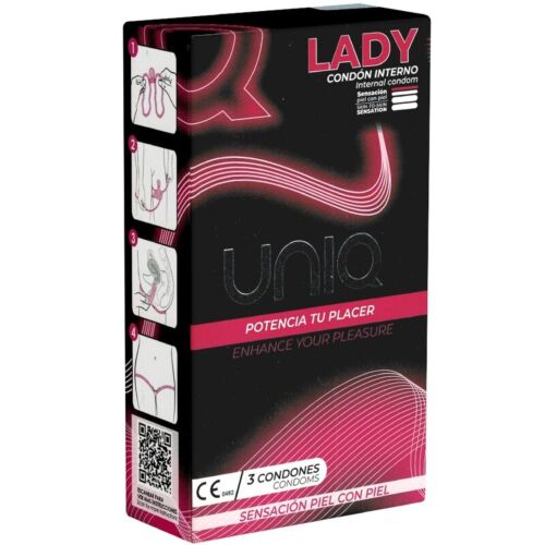 Preservativos Femeninos UNIQ Lady | Sensibilidad y Liguero