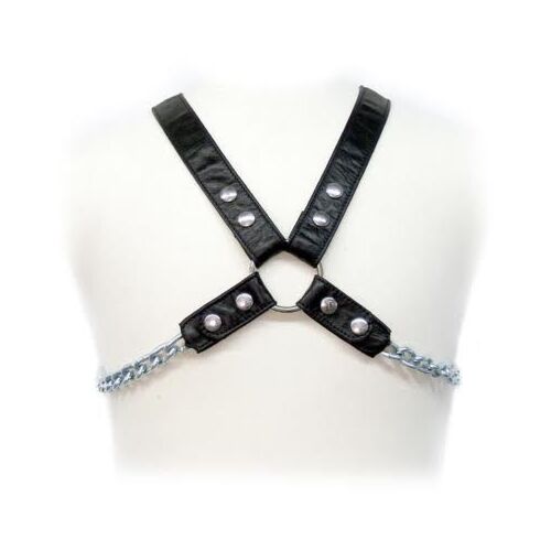 Arneses Hombre Leather Body Chain Harness II - Estilo BDSM