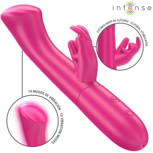 Vibrador Rabbit INTENSE Julieta 18,6 cm con 10 vibraciones