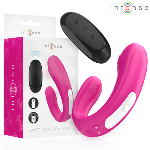 Vibrador para parejas INTENSE JANET en U