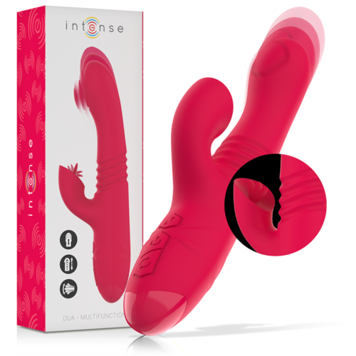 Vibrador Rabbit INTENSE DUA multifunción recargable