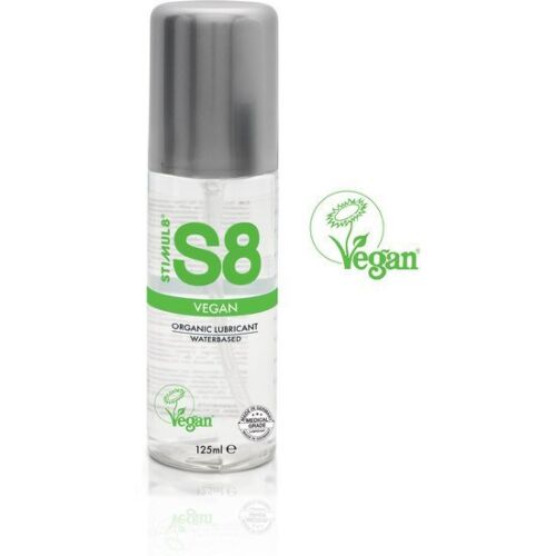 Lubricante vegano S8 STIMUL8 125 ml con fórmula natural