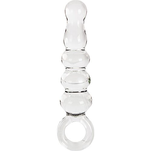 Dildo S Pleasures Crystal SOLARIS para estimulación anal y vaginal.