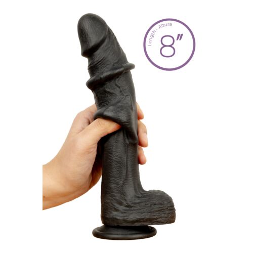 Consolador S Pleasures DAVID 8" con ventosa y detalles realistas