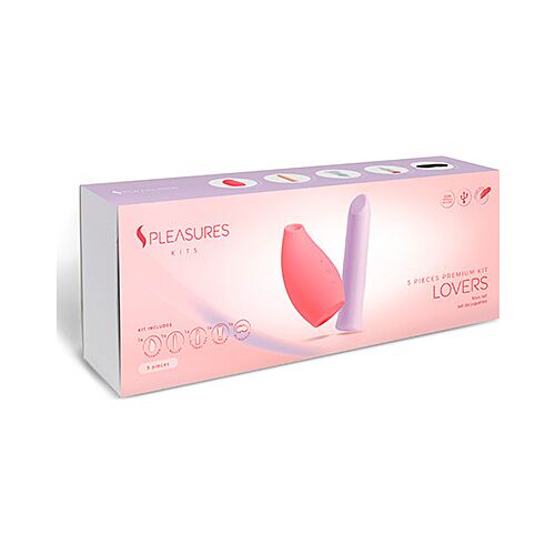 Pack erótico S Pleasures Kits Lovers Kit con succionador