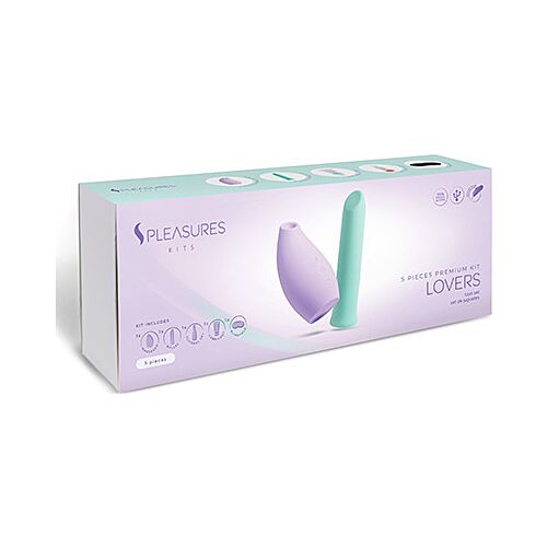 Pack Lovers Kit S Pleasures Kits con succionador y bala