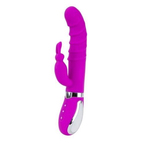 Vibrador Rabbit S Pleasures Realistic Lila Doble Estimulación