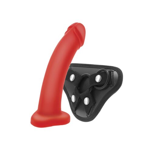 Pack dildo y arnés S Pleasures Semirealist