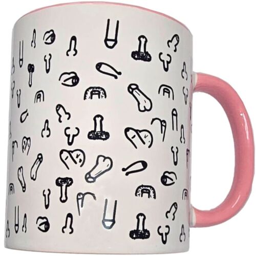 Taza erótica DIABLO PICANTE 370 ml con dibujos