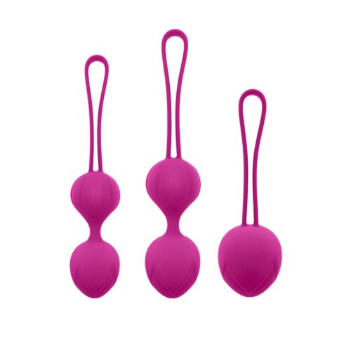 Bolas Chinas S Pleasures Trio Kegel Trainer Con 3 Pesos