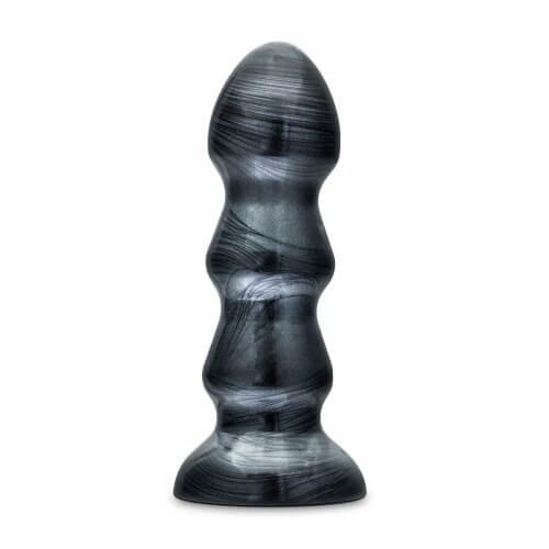 Plug anal Blush Novelties Jet Black Jack 18 cm con base segura