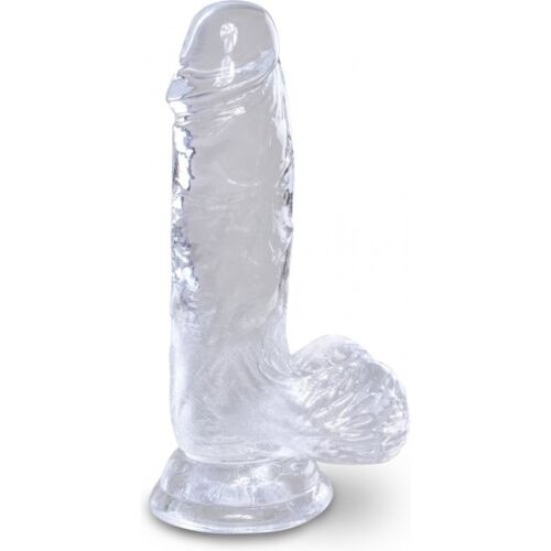 Pene realístico KING COCK Clear 10.1 cm