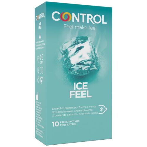 Preservativos Control Ice Feel Efecto Frío 10 unidades