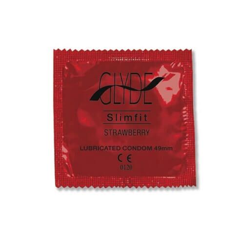 Preservativos Glyde Vegan 100 Unidades Sabor Fresa