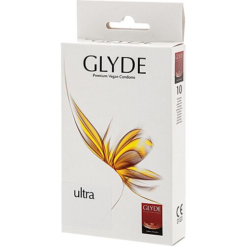 Preservativos Glyde Ultra 10 Uds | 100% Veganos y Lubricados