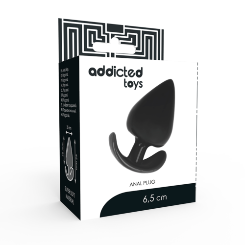 Plug anal ADDICTED TOYS 6.5 CM con textura realista