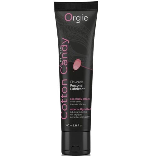 Lubricante Orgie Lube Tube Cotton Candy 100 ml con sabor