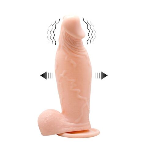 Dildo Inflable Baile con Succión y Vibración