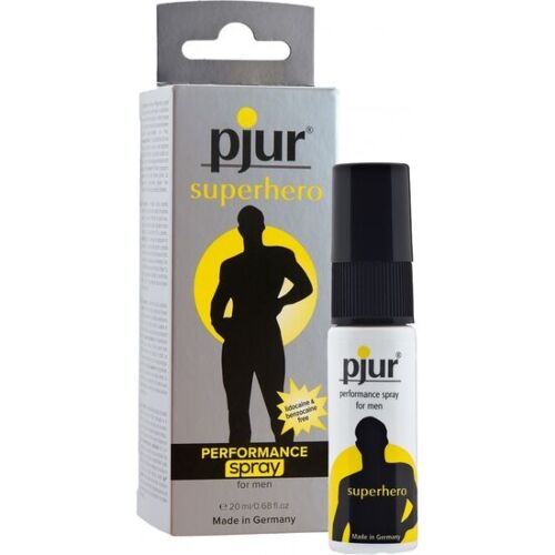 Spray Retardante PJUR Superhero 20ml - Potencia y Control