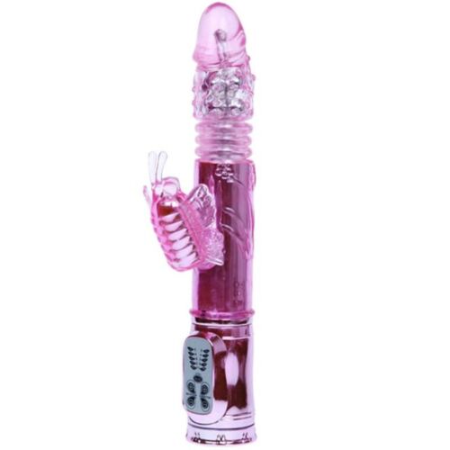 Vibrador BAILE ROTATIONS Throbbing Butterfly con rotación y clitoral