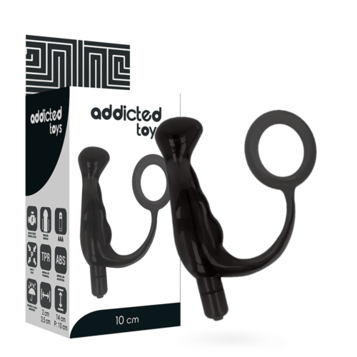 Vibrador Addicted Toys Prost Tico 10 cm para juego anal