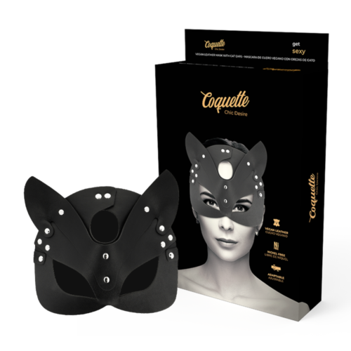 Máscara Coquette Accessories Chic Desire con orejas de conejo