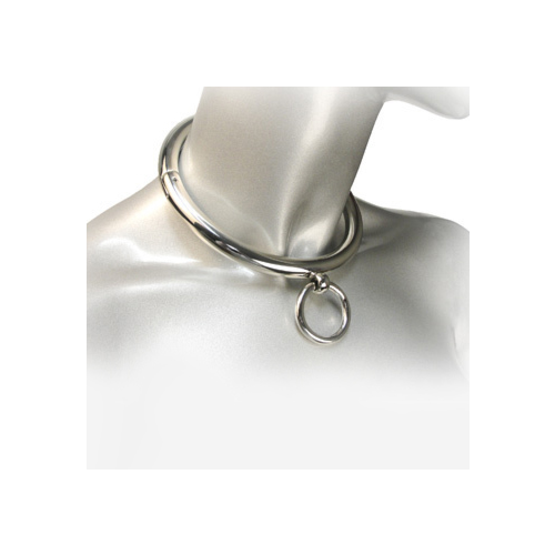 Collar BDSM Metal Hard 10 cm con anilla para bondage