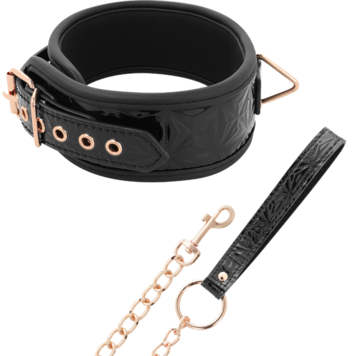 Collar de Bondage BEGME BLACK EDITION con forro de neopreno