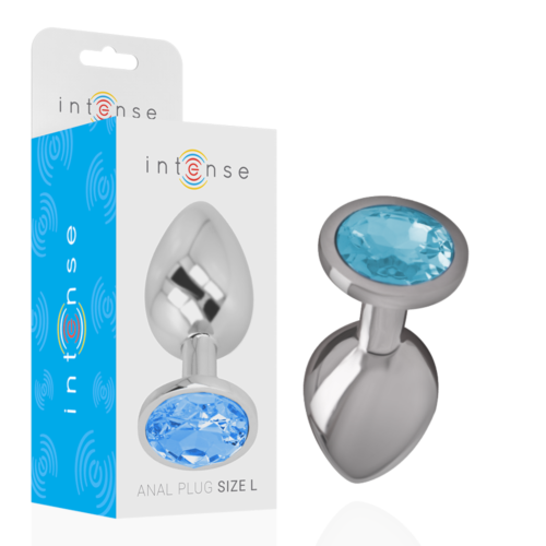 Plug Anal INTENSE con Cristal Azul