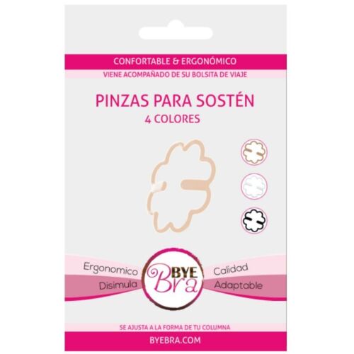Pinzas para sostén Bye Bra | Comodidad y adaptabilidad.