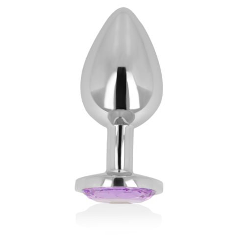 Anal Plug OHMAMA con cristal decorativo de 8 CM
