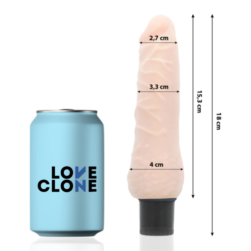 Vibrador Loveclone Sven con lubricación automática