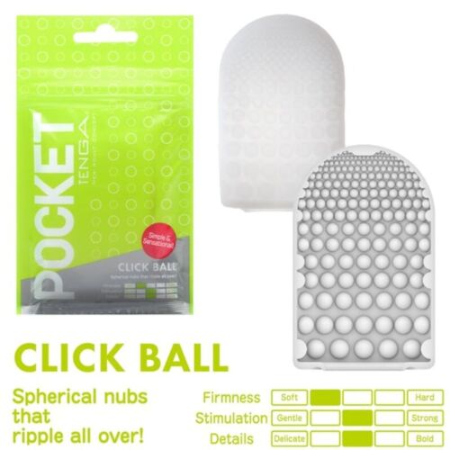 Masturbador Tenga Pocket Click Ball | Texturas internas excitantes