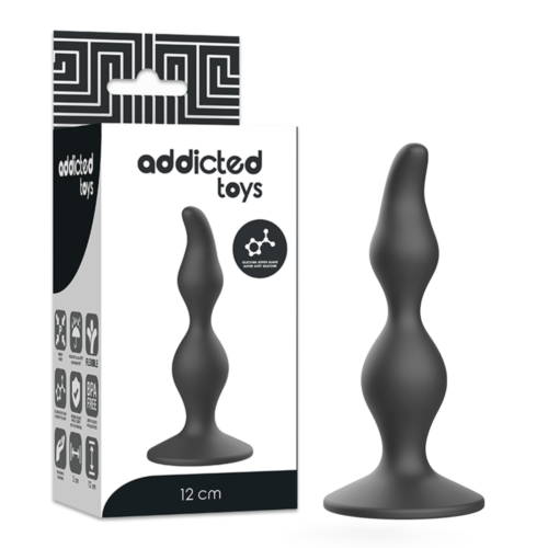 Plug Anal Addicted Toys 12 cm con base de sujeción
