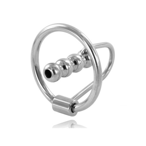Anillo Glande con Plug Uretral Metal Hard 30mm