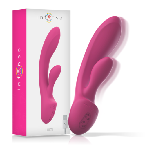 Vibrador rabbit Intense Luigi de silicona líquida