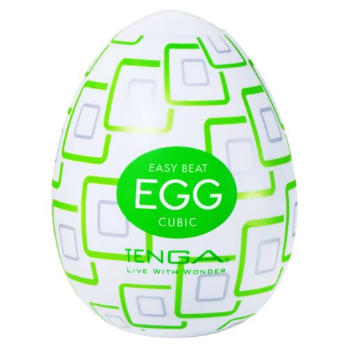 Masturbador Tenga EGG Cubic con texturas de estimulación
