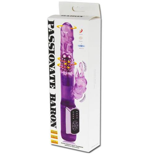 Vibrador Rabbit Baile Passion Baron con control táctil