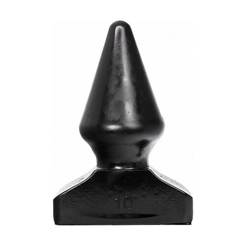 Plug Anal ALL BLACK 20,5 CM con forma de cono