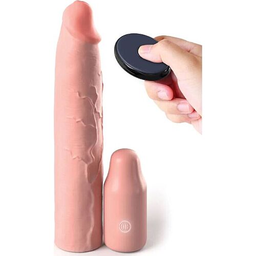 Funda pene con extensión Fantasy X-Tensions con vibración