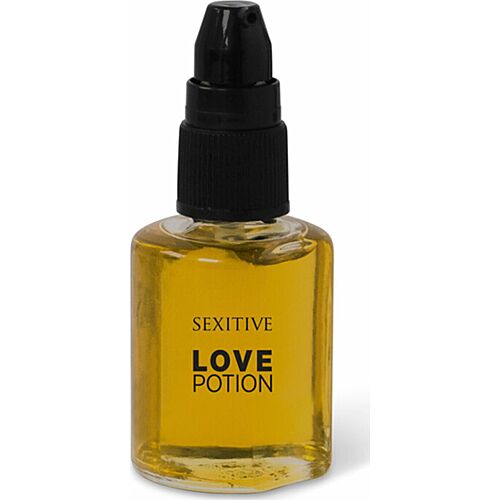 Aceite besable SEXITIVE Love Potion Champagne y Frambueza