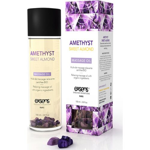 Aceite de masaje Exsens con amatistas 100 ml