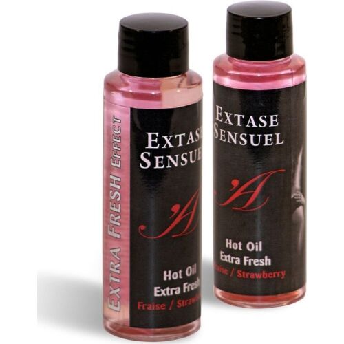 Aceite de Masaje Extase Sensual 100 ml con Efecto Frío-Calor